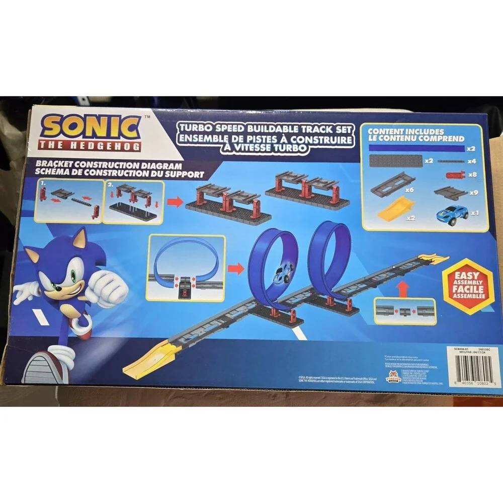 Sonic The Hedgehog Turbo Speed Double Loop Buildable Track Set
